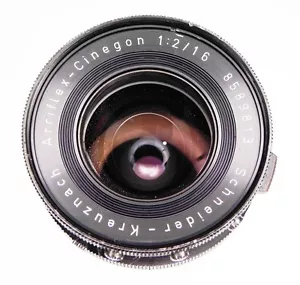 Schneider 16 mm f2 Arriflex - Cinegon Arriflex montaje estándar #8589813 - Imagen 1 de 12