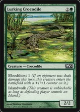 4x Lurking Crocodile MTG Magic 2012 (M12) NM Magic Regular