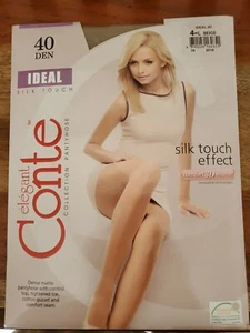 Conte TIGHTS Ideal 40 Den | Durable Silk Touch Ultimate Matt Classic Pantyhose - Picture 1 of 1