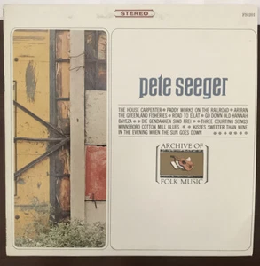 Pete Seeger Archive Of Folk Music 1965 Vinyl Near Mint FS-201 Lp - Picture 1 of 3