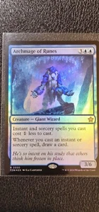 MTG Archmage of Runes FOIL 0030 NM Foundations FDN Magic - Picture 1 of 2