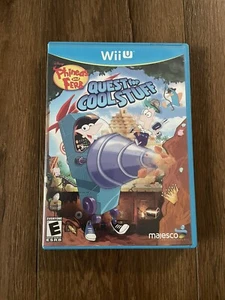 RARO Phineas and Ferb: Quest for Cool Stuff - Nintendo Wii U completo CIB - Foto 1 di 10