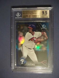 DYLAN COZENS 2016 Bowman Chrome Draft Blue Refractor BGS GEM MINT 9.5 RC /150 - Picture 1 of 1