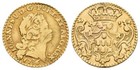 Portugal - 1/2 Escudo (800 Reis) 1736 - 1.51 g. KM 218.8. Fr. 92 Fast sehr schön
