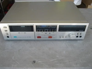 WATCH VIDEO--Vintage SANSUI D-770R--3 Motor Auto Reverse Cassette Deck, Japan - Picture 1 of 9