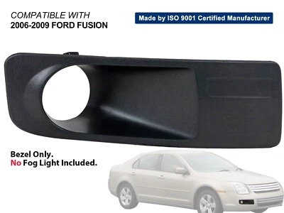 Подходит для черного ободка противотуманных фар 2006 - 2009 Ford Fusion пассажирский правосторонний FO1039104 - Изображение 1 из 4