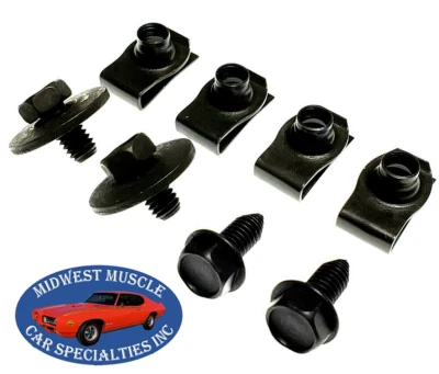 70-81 Pontiac Firebird Trans Am Formula Battery Tray Mounting Bolts Hardware IH - Image 1 of 4