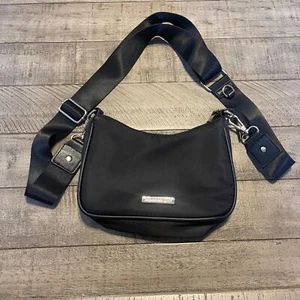 Madden Girl Black Shoulder Bag Chain Link Strap Purse - Picture 1 of 4
