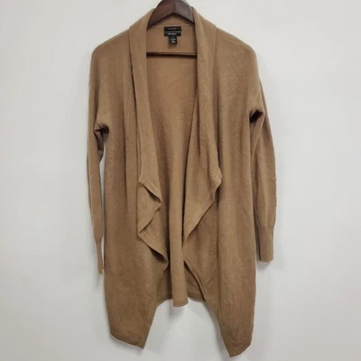 Halogen Womens Cashmere Open Front Cardigan Size XS Tan Luxe Clean Girl Neutral - Image 1 of 4