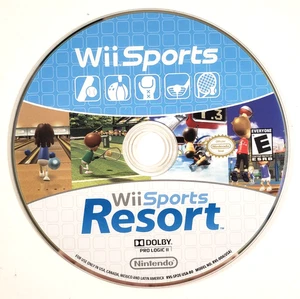 Wii Sports & Wii Sports Resort (Nintendo Wii) nur 2 in 1 Combo Disc - getestet - Bild 1 von 4