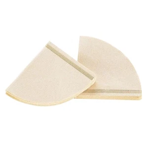 40 piezas de papel de filtro cepillado a mano papeles de café filtros en forma de cono - Imagen 1 de 12