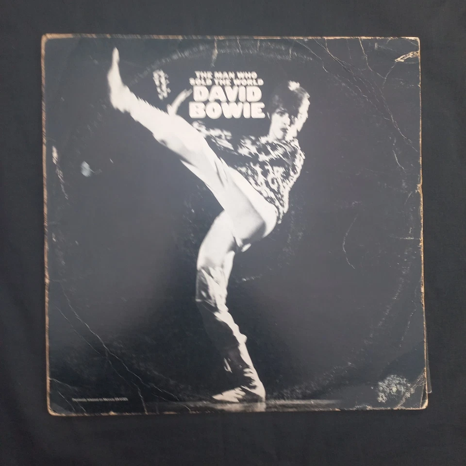 David Bowie - The Man Who Sold The World - 12” Vinyl lp 1972 USA PRESS,  Lyric i - Image 1 of 4
