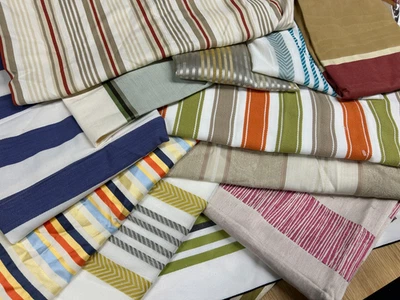 MIXED DESIGNS REMNANTS fabric 1kg lot craft various colours and textures - Image 1 of 4