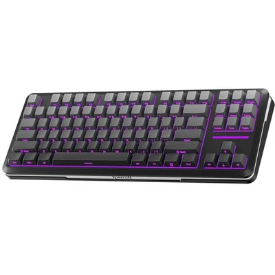 Wireless Mechanical Keyboard,3-Modes Bluetooth Gasket Hot Swappable TKL RGB C... - Image 1 of 4