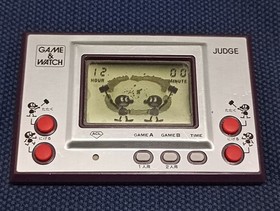 Nintendo Game & Watch Judge IP-05 Purple Wide Screen Tested