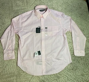 Lauren Ralph Lauren Mens Dress Shirt 17 34/35 Classic Fit Non Iron Pink NWT - Picture 1 of 16
