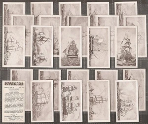DOMINION TOBACCO CO.-FULL SET- OLD SHIPS 1935 (2ND SERIES 25 CARDS) EXCELLENT - Picture 1 of 1