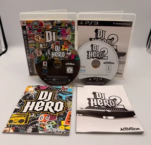 DJ Hero 1 & 2 PS3 Music Dance Games Complete With Manuals - Picture 1 of 1