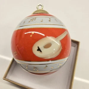 Concerto Christmas Ball By Bulgari For Rosenthanl 1990’s Porcelain - Picture 1 of 10