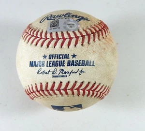 2019 Washington Nationals Pit Pirate Game Used Baseball Anthony Rendon Single 74 - Picture 1 of 5