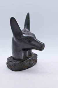 Rare Pharaonic Head of God Anubis : Authentic Ancient Egyptian Artifact 235 BC - Picture 1 of 7