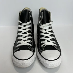 Converse Chuck Taylor All Star Leder hoch schwarz Herren Größe 9 Skater " - Bild 1 von 7