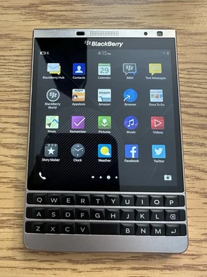 Blackberry Passport Silver Edition Q30 SQW100-4 Unlocked Great Condition - Image 1 of 4
