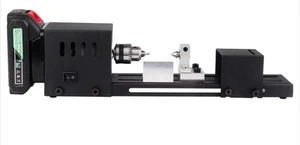 Mini Holz Drehmaschine Maschine 24VDC 96W Maschinenzubehör 7 Geschwindigkeiten s für Heimwerker - Bild 1 von 14