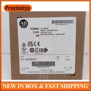 AB 22F-D4P2N103 PowerFlex 4M 1.5 kW 2 HP AC Drive 22FD4P2N103 NEW US Free Tax - Picture 1 of 4