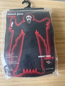 Máscara sangrante facial Scream Ghost divertido clásico mundial adolescente disfraz talla grande - Imagen 1 de 4