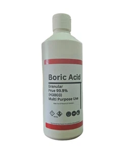 1 Kg HDPE Puffer Bottle- Boric Acid Powder 99.9% Pest Control Cleaning Multi Use - Picture 1 of 1