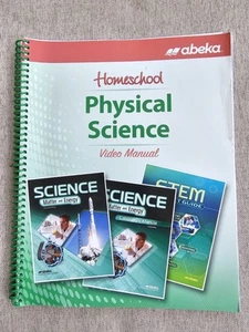ABEKA PHYSICAL SCIENCE VIDEO MANUAL HOMESCHOOL BOOK 9TH GRADE MATTER AND ENERGY - Picture 1 of 4