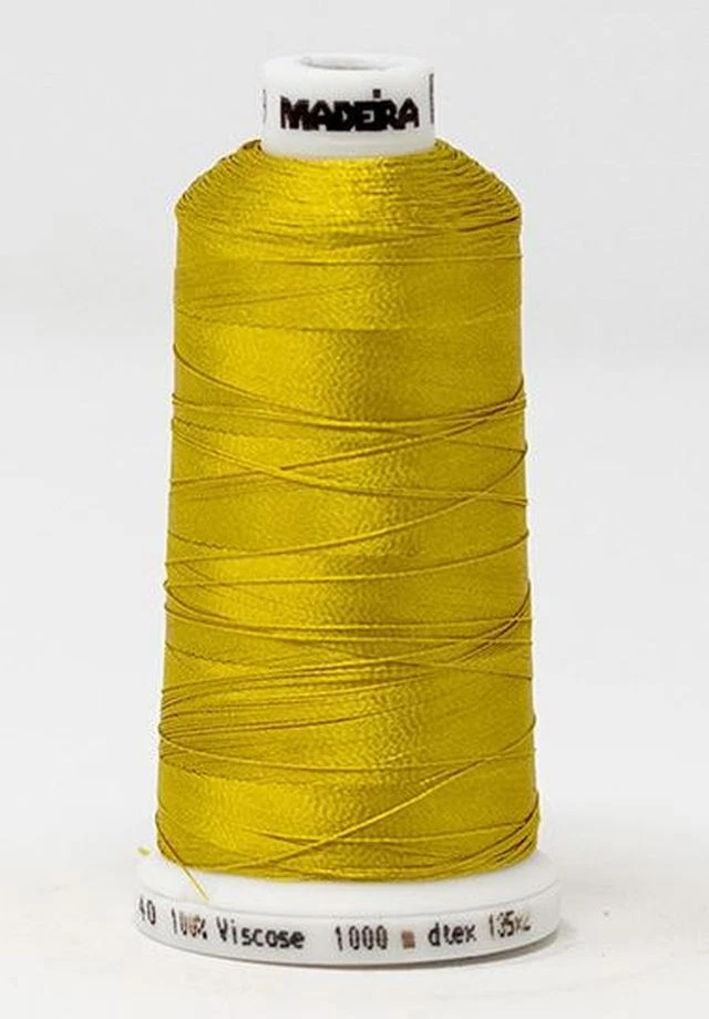 Madeira Classic Rayon 40, #1159 MUSTARD 1000m Embroidery Thread - Image 1 of 1
