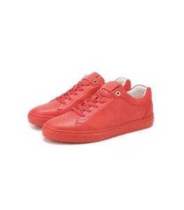 HARRYS OF LONDON New Men’s Grace Nappa/Tech Red Sole Leather Sneakers UK Size 8 - Picture 1 of 11