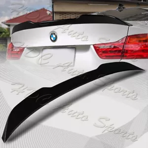 For 2014-2020 BMW 4-Series F32 Coupe W-Power Pearl Black V-Style Trunk Spoiler - Picture 1 of 6