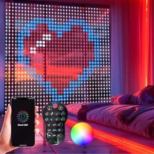 Smart 400LED Curtain Lights Remote Music Sync APP Timer Indoor Outdoor Decor New - Picture 1 of 6