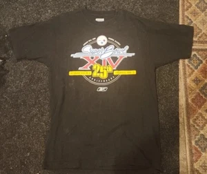 Vintage 1980 Steelers Vs Rams Superbowl XIV Shirt SZ M - Picture 1 of 8