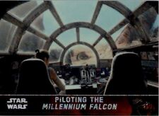 2016 Star Wars The Force Awakens Chrome Shimmer Refractors Millennium Falcon /50