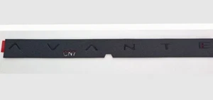 Glossy Black rear AVANTE emblem fit Hyundai Elantra 2021 2022 2023 - Picture 1 of 2