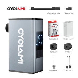 150 PSI Portable Pocket Bike Electric Air Pump Rechargeable Compressor Tire Infl - Picture 1 of 12