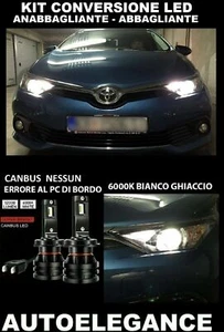 TOYOTA AURIS 2015+ LAMPADE ANABBAGLIANTI ABBAGLIANTI HIR2 LED 16.000LM - AT - Imagen 1 de 12