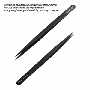 QianLi Handmade Professional Precision Tweezers Stainless Steel Non-Magnetic USA - Picture 1 of 8