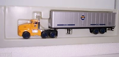 KENWORTH SEMI TRACTOR /TRAILER"YELLOW" 1:87  B&O DAYCAB #15001 - Image 1 of 3