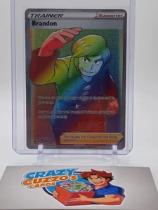 Brandon (Secret) 203/195 Swsh12: Sword & Shield - Silver Tempest Holo - Picture 1 of 1