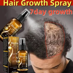 Biotin Hair Growth Spray Anti Hair Loss Fast Regrowth Scalp Treatment Serum US - Picture 1 of 10
