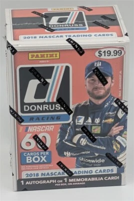 Factory Sealed Pre-Priced Blaster Box 2018 Panini Donruss NASCAR Racing Cards - Image 1 of 4
