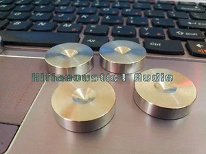 4x HiFi 23*6mm Speaker Spike spikes Feet Stand Base Solid Steel - Picture 1 of 4