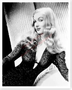 Sexy foto de haluro plateado de estrella de cine Veronica Lake - Imagen 1 de 1