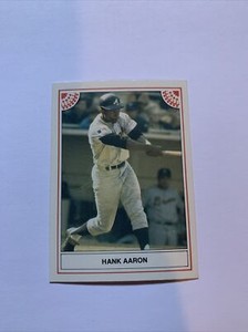 1983 ASA baseball card #8 of 12 The Hank Aaron Story 