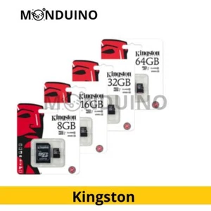 Kingston micro carte mémoire carte SD 8 , 16 , 32 , 64go MicroSDCS2 Classe 10 - Zdjęcie 1 z 5